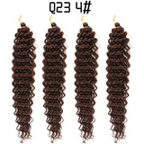 Soft and voluminous deep wave braided hair for women / Deep Wave Braided Hair / Latin Curly Wig / Fluffy Crochet Hair / Curly Braided Wig