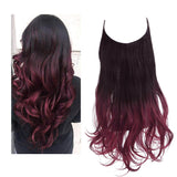 Versatile long curly hair extension suitable for daily wear / Chemical Fiber Wig Piece / Fishline Hair Extension / High-Temp Silk Wig / European American Wig