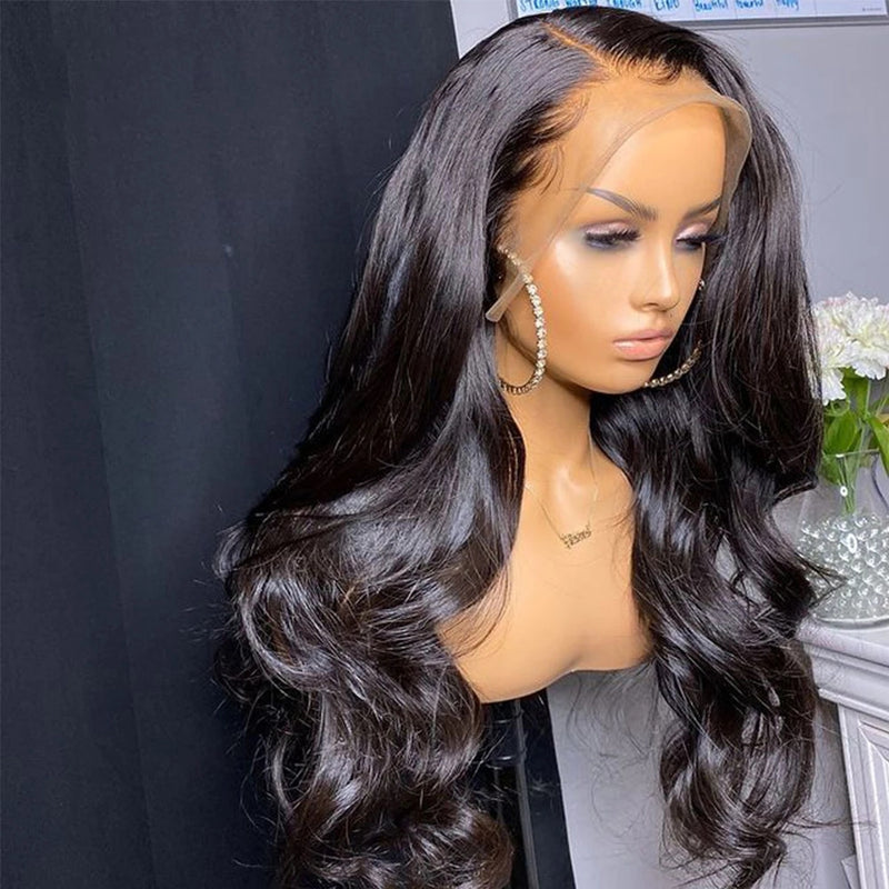 Soft and silky human hair lace wig for stylish wear / Frontal Wig for Women / Closure Human Hair Wig / Natural Hairline Wig / Premium Lace Wig