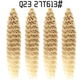 Soft and voluminous deep wave braided hair for women / Deep Wave Braided Hair / Latin Curly Wig / Fluffy Crochet Hair / Curly Braided Wig