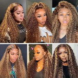 Stylish 13x4 HD transparent lace wig for women