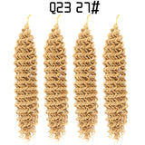 Soft and voluminous deep wave braided hair for women / Deep Wave Braided Hair / Latin Curly Wig / Fluffy Crochet Hair / Curly Braided Wig