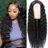 Natural-Looking Deep Wave Lace Wig Hairstyle