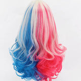 High-quality Halloween cosplay wig for festive dress-up/ Gradient Costume Wig / Anime Party Wig / Non-Mainstream Wig / Headband Cosplay Wig / Fancy Dress Wig / Gradient Halloween Hair / Unique Cosplay Wig / Amazon Costume Wig / Funky Party Hairpiece
