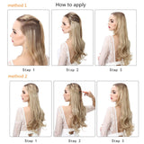Versatile long curly hair extension suitable for daily wear
