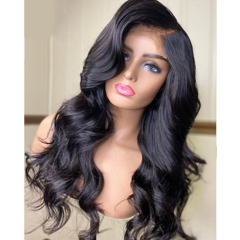 Long wavy lace wig perfect for parties and events / European American Wig / Natural Hairline Wig / Curly Lanting Wig / Women’s Fashion Wig / Front Lace Curly Wi /  / Elegant Long Wig / Wavy Synthetic Hairpiece / Stylish Curly Lace Wig / Fashionable Women’s Wig