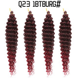 Soft and voluminous deep wave braided hair for women/ Deep Wave Braided Hair / Latin Curly Wig / Fluffy Crochet Hair / Curly Braided Wig