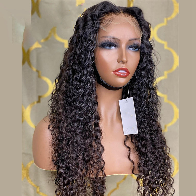 Stylish curly lace wig for natural everyday look/ Chemical Fiber Wig / High-Temp Silk Wig / Women’s Curly Hair Wig / Front Lace Hairpiece / Synthetic Curly Wig / Fashion Lace Wig / Heat Resistant Wig / Ladies Curly W