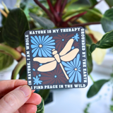 Durable Nature is my Therapy Sticker for Planners