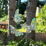 Elegant butterfly suncatcher sticker set for decoration