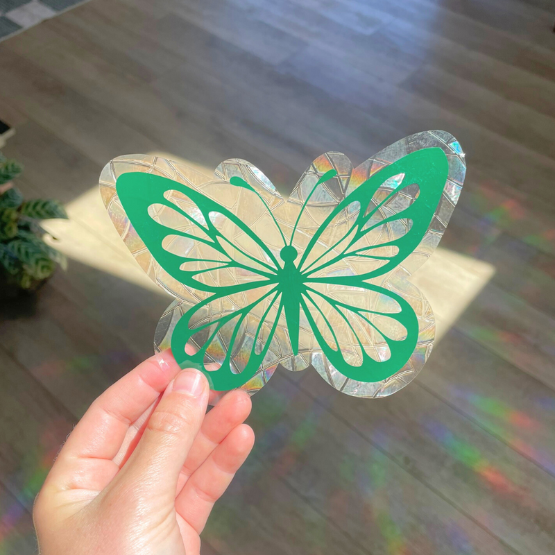 Decorative butterfly suncatcher art