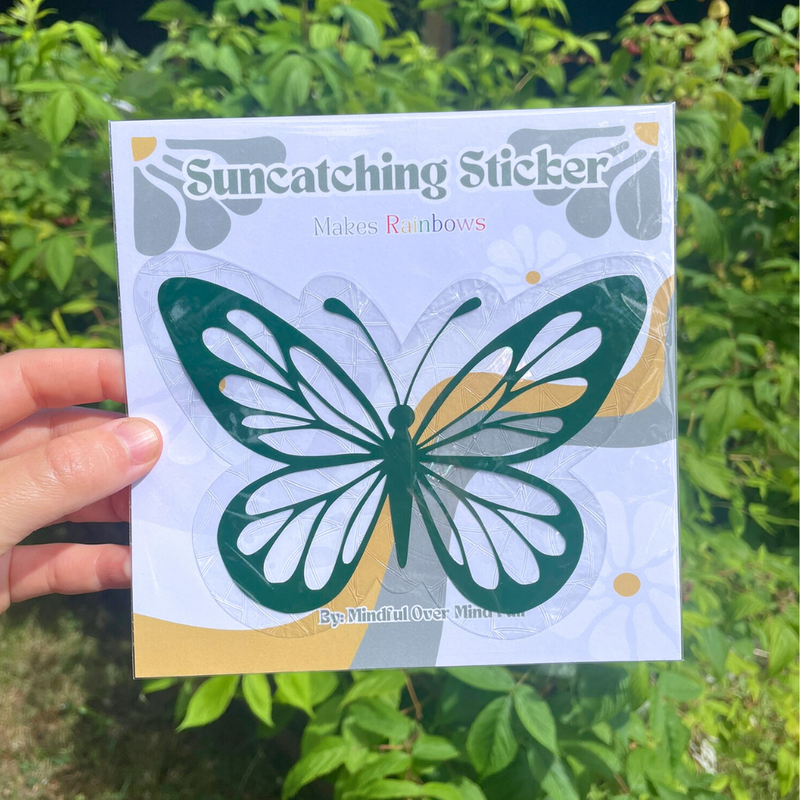 Decorative butterfly suncatcher art