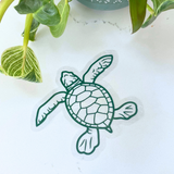 Sea life Turtle Suncatcher Sticker perfect for home décor