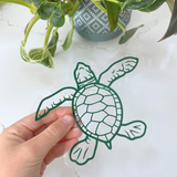 Sea life Turtle Suncatcher Sticker perfect for home décor