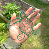 Sea life Turtle Suncatcher Sticker perfect for home décor