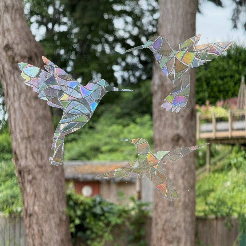 Hummingbird Suncatcher Stickers 3 Pack