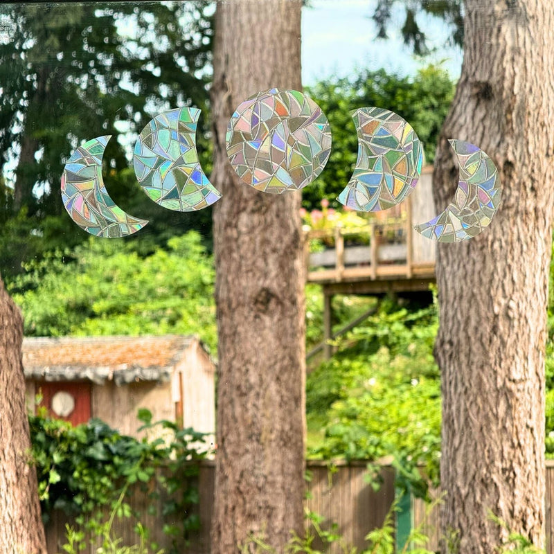 Moon Phas Stickerse Suncatcher 