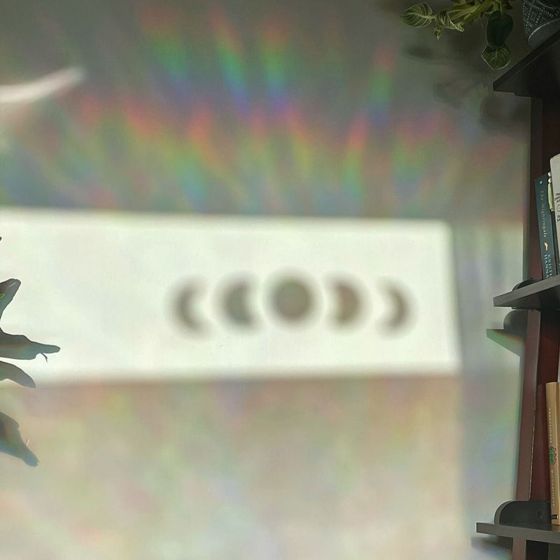 Moon Phas Stickerse Suncatcher 