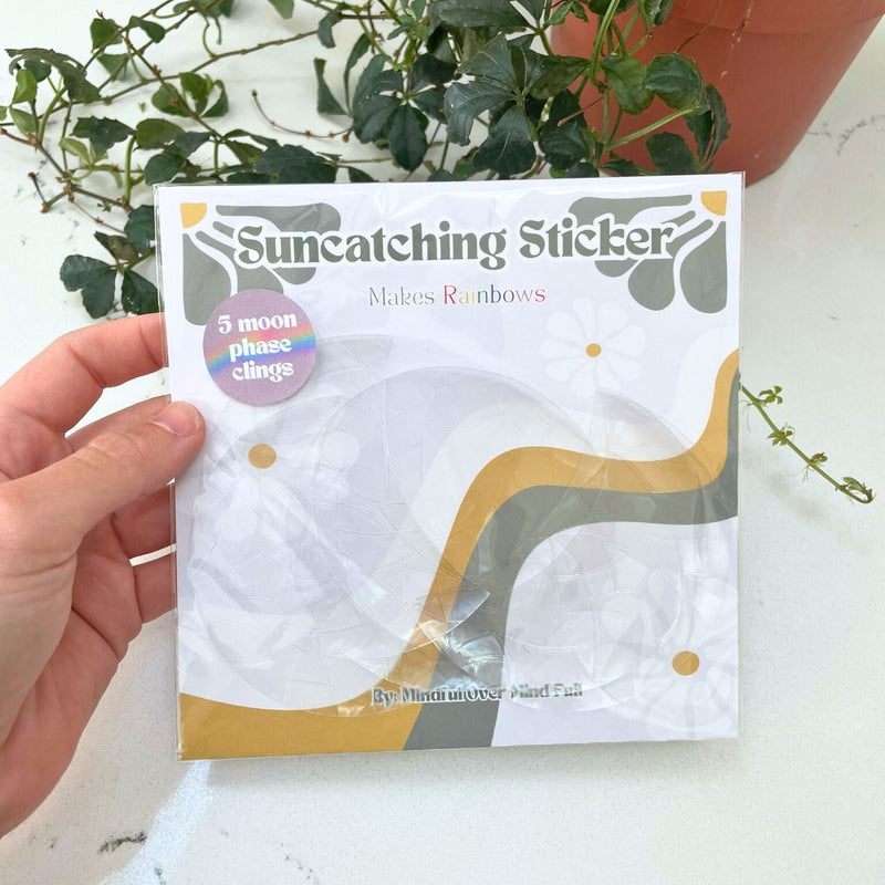 Moon Phas Stickerse Suncatcher 
