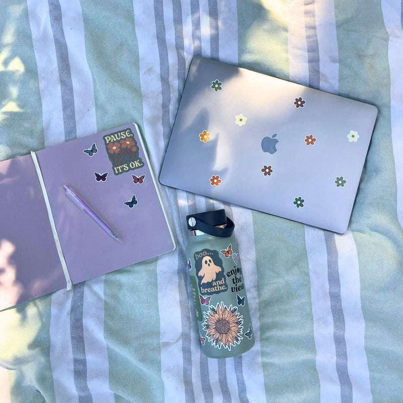 Mini Autumn Daisy Sticker Pack