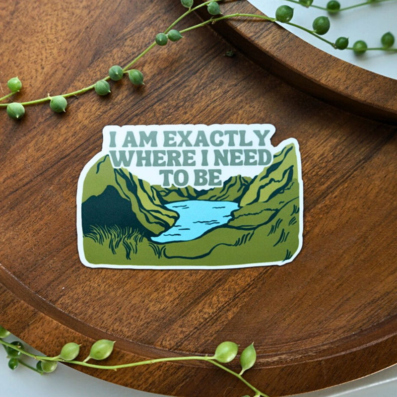 Positive mindset sticker for emotional health support