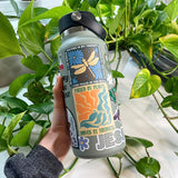 Positive vegan lifestyle sticker for daily use