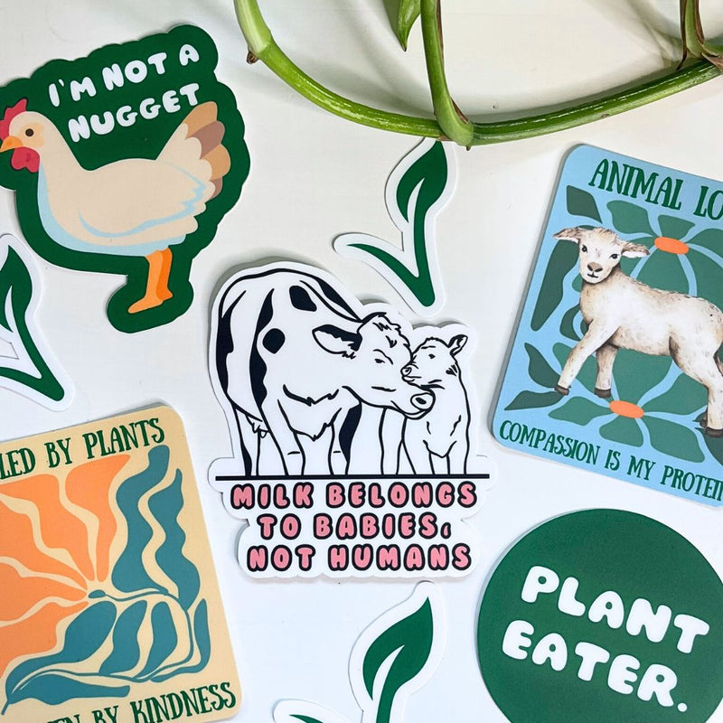 Trendy Plant Eater - Vegan Sticker Perfect for Gifting