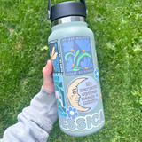 Positive mindset sticker for emotional health support