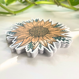 Vibrant Bohemian Sunflower Sticker for Planners