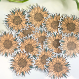 Vibrant Bohemian Sunflower Sticker for Planners