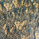 Vibrant Hippie Peace Hand Sticker for Daily Use