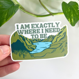 Positive mindset sticker for emotional health support