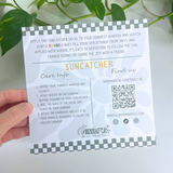 Mountain and Forest Suncatcher Sticker for windows