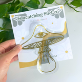 Handcrafted Third Eye Mushroom Suncatcher for windows