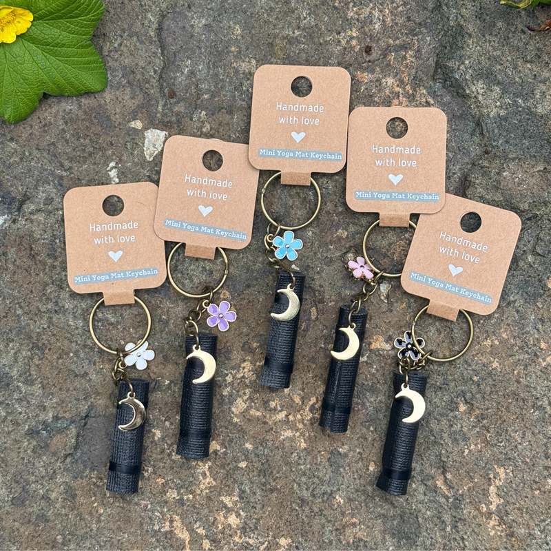 Mini Yoga Mat Keychain