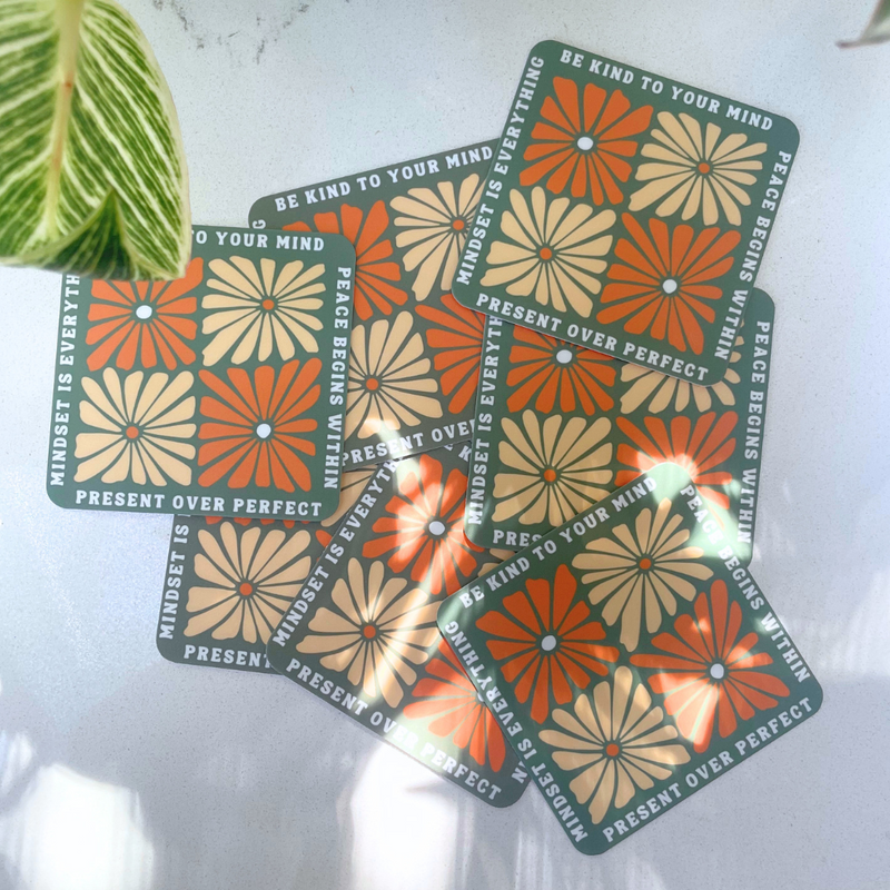 Durable Be Kind to Your Mind Sticker for Laptops