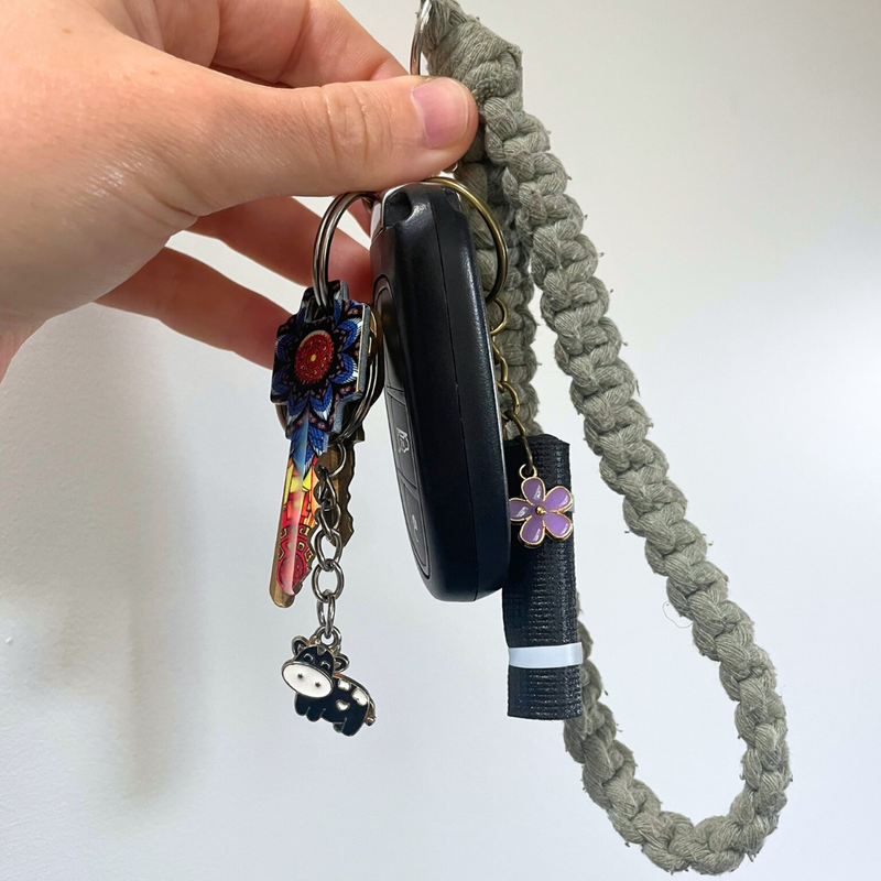 Mini Yoga Mat Keychain