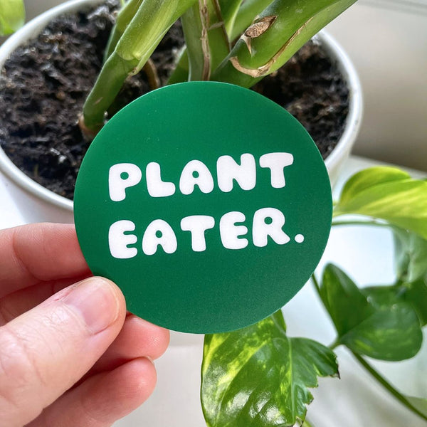 Trendy Plant Eater - Vegan Sticker Perfect for Gifting
