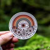 Third Eye Chakra Sticker for laptops and journals