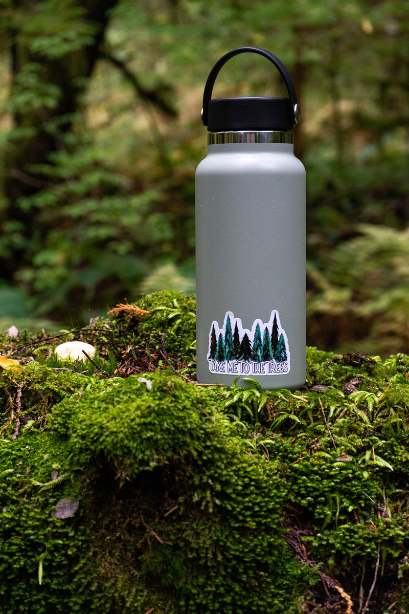Motivational Take Me To The Trees Sticker for daily use