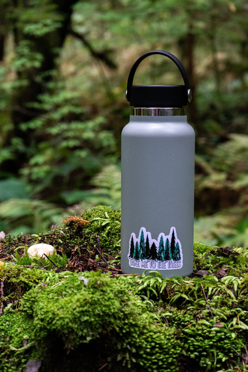 Motivational Take Me To The Trees Sticker for daily use