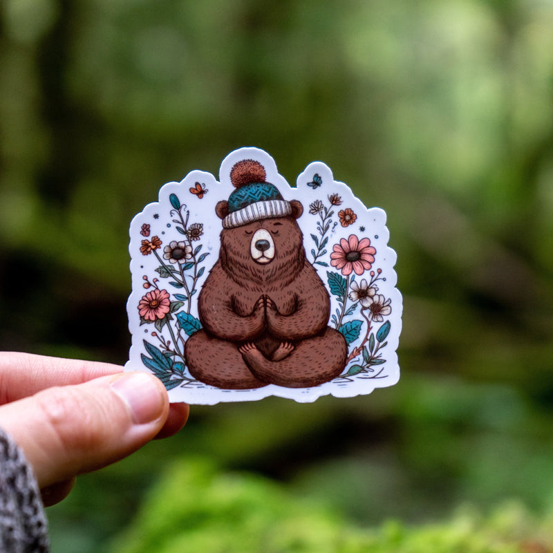 Motivational The Yogi Bear Sticker for daily use