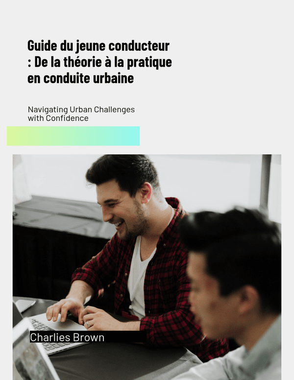 Apprendre conduire avec le Guide du jeune conducteur