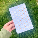 Decorative mini white flower stickers for DIY crafts